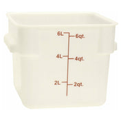 Thunder Group PLSFT006PP Food Storage Container 6 Quart Square