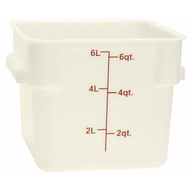 Thunder Group PLSFT006PP Food Storage Container 6 Quart Square