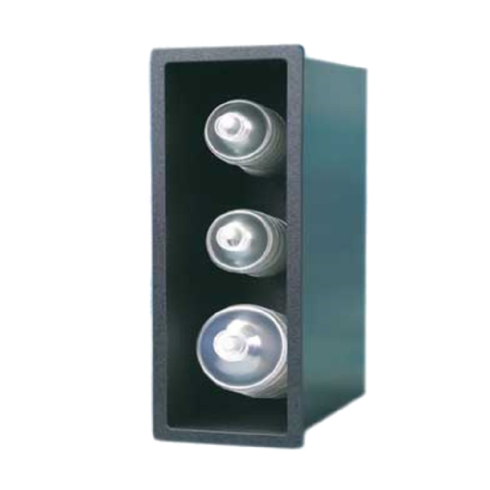 Vollrath FMDL-3V Flush Mount Lid Holder (3) Stack Dome Lids Vertical Mount