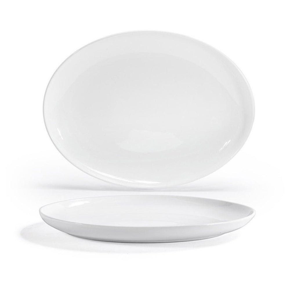 FOH BPT038WHP20 Harmony™ Platter 17" X 13" X 1-3/4"H Oval