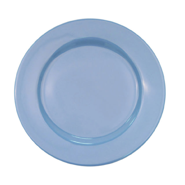 CAC China LV-16-LBU Las Vegas Plate 10-1/2" Dia. X 1"H Round