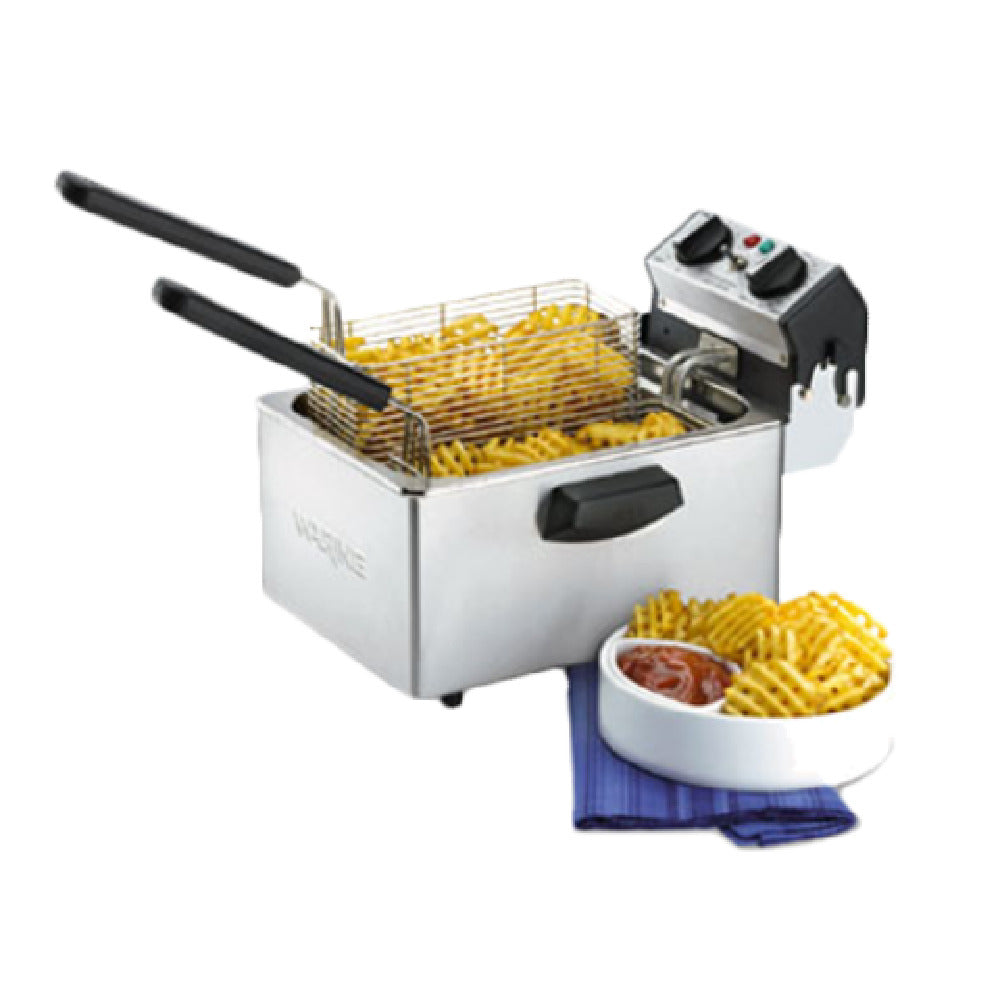Waring WDF75RC - Countertop Deep Fryer, Electric, 8-1/2 Lb. Capacity