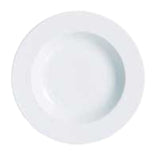 Arc Cardinal R0809 Arcoroc Candour Rim Pasta Plate 18.5 Oz (D:11.75'') High Alumina Porcelain