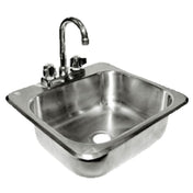 GSW USA HS-1615I Drop-In Hand Sink One Compartment 15-3/4"W X 15-1/4"D X 15"H Overall Size