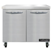 Continental Refrigerator SW36N Work Top Refrigerator 36"W 10.3 Cu Ft Capacity