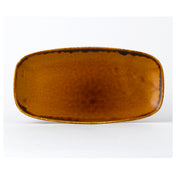 Arc Cardinal HB298 Dudson Harvest Brown Oblong Tray (L:11.75'' X W:6.0'') Vitrified Ceramic