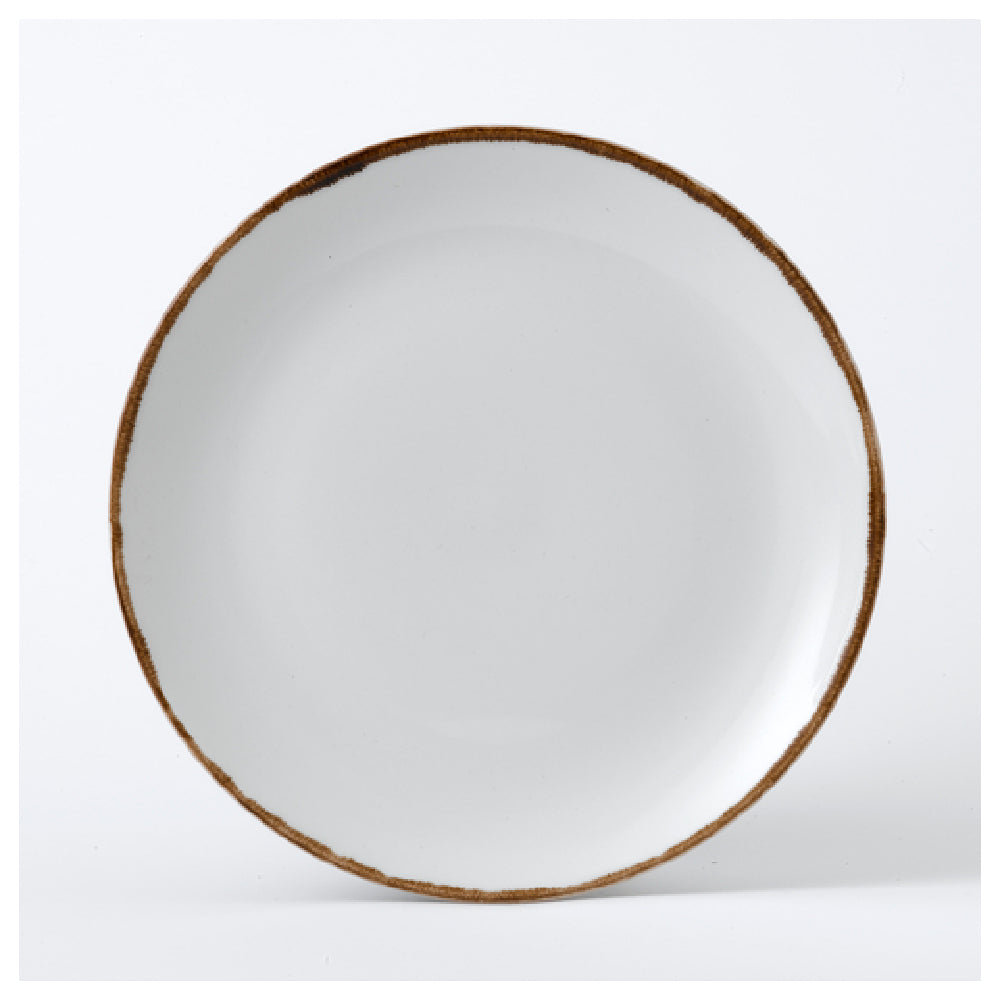 Arc Cardinal HN260 Dudson Harvest Natural Coupe Plate (D:10.25'') Vitrified Ceramic