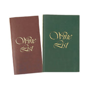 Menu Solutions L701C Wine List Cover 5-1/2" X 11" Folded Insert (elastics Not Included)