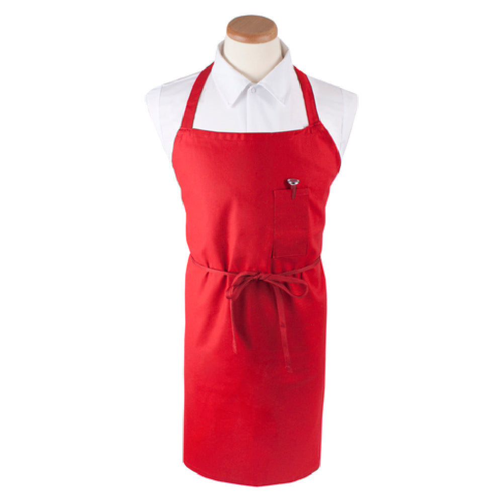 John Ritzenthaler Company CLBIARD-1 Chef Revival® Bib Apron 32" X 32-1/2" Long 11-1/2" Neckline
