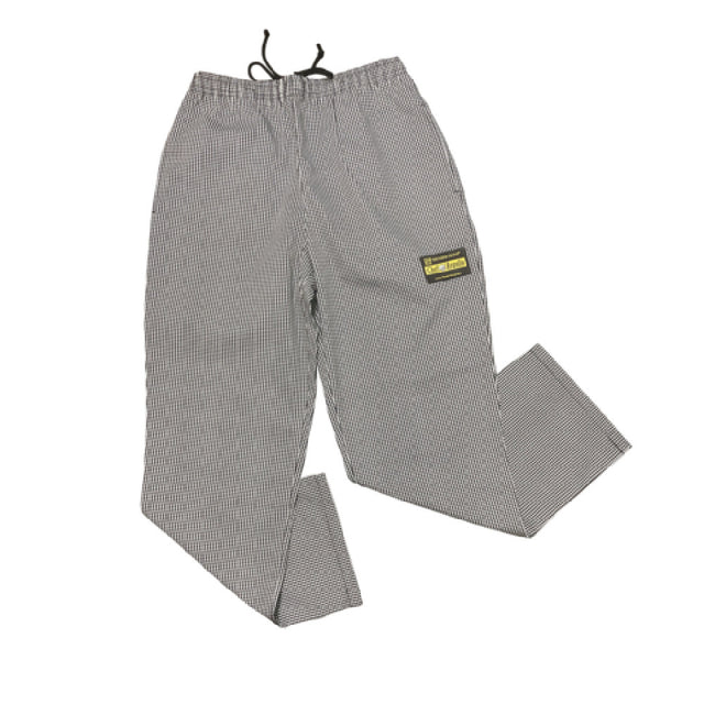 Thunder Group CP203HDM Chef Regalia Relaxed Fit Chef Pants Medium 65/35 Poly/cotton