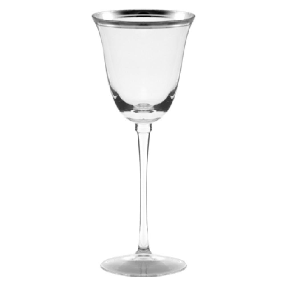 10 Strawberry St WINSR-WW-SLV - Optic White Wine, 6 Oz., Dishwasher Safe