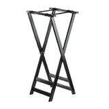TableCraft Products 11520 - Tray Stand, 18" X 17" X 38", Rubberwood