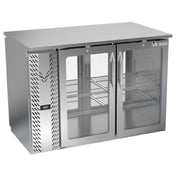 Victory VBBN48HC-G-PT-S - Pass-Thru Back Bar Refrigerator, Two-section, 48"W X 28-3/4”D X 34"H