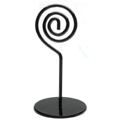 Hubert 22091 - Sign Holder, 2" Dia. X 4"H, Round Flat Base