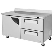 Turbo Air TWR-60SD-D2-N Super Deluxe Worktop Refrigerator Two-section 16.0 Cu. Ft.