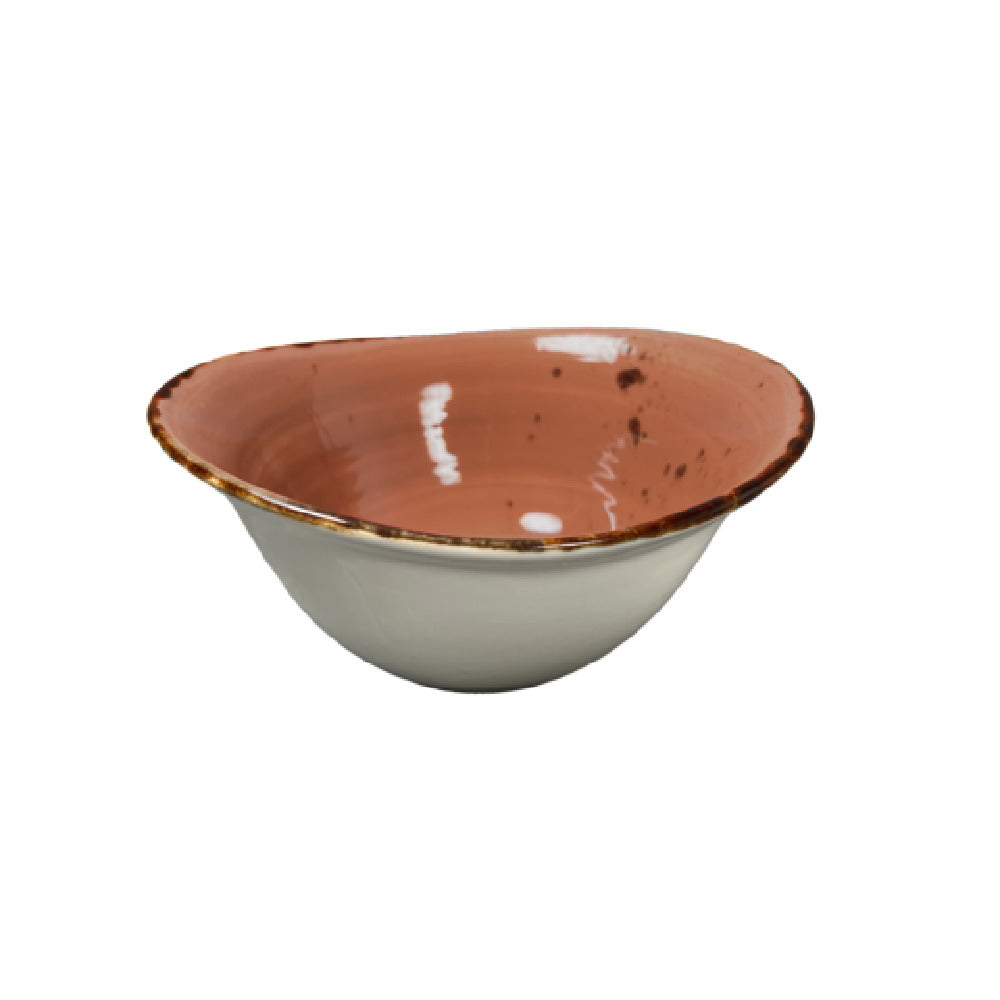 Vertex China LTC-B60 Flare Bowl 6-1/4”W X 5-1/2”D X 2-3/4” Hand Painted