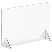 Winco ACSS-4832 Safety Shield 48”W X 32”H X 14"D Countertop
