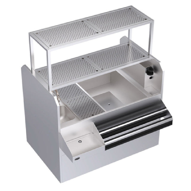 Krowne KRPT-54ARP-10 Royal Series Underbar Ice Bin/Cocktail Station Pass-thru Combo