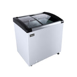 Omcan USA 47751 - (FR-CN-0166) Ice Cream Freezer, 4.1 Cu. Ft. Capacity, (2) Sliding Doors With Curved Glass