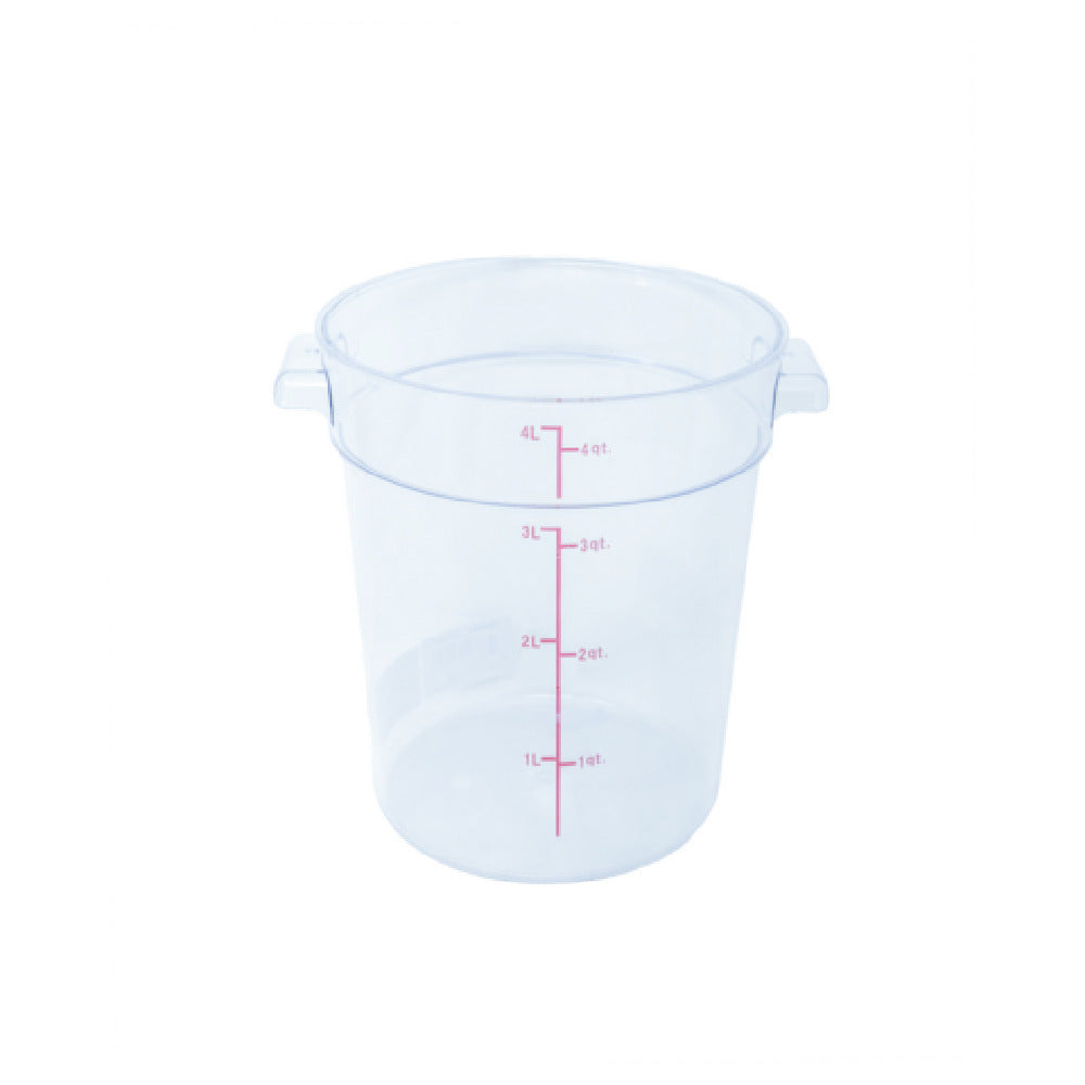 Omcan 80171 (80171) Food Storage Container 4 Quart Polycarbonate