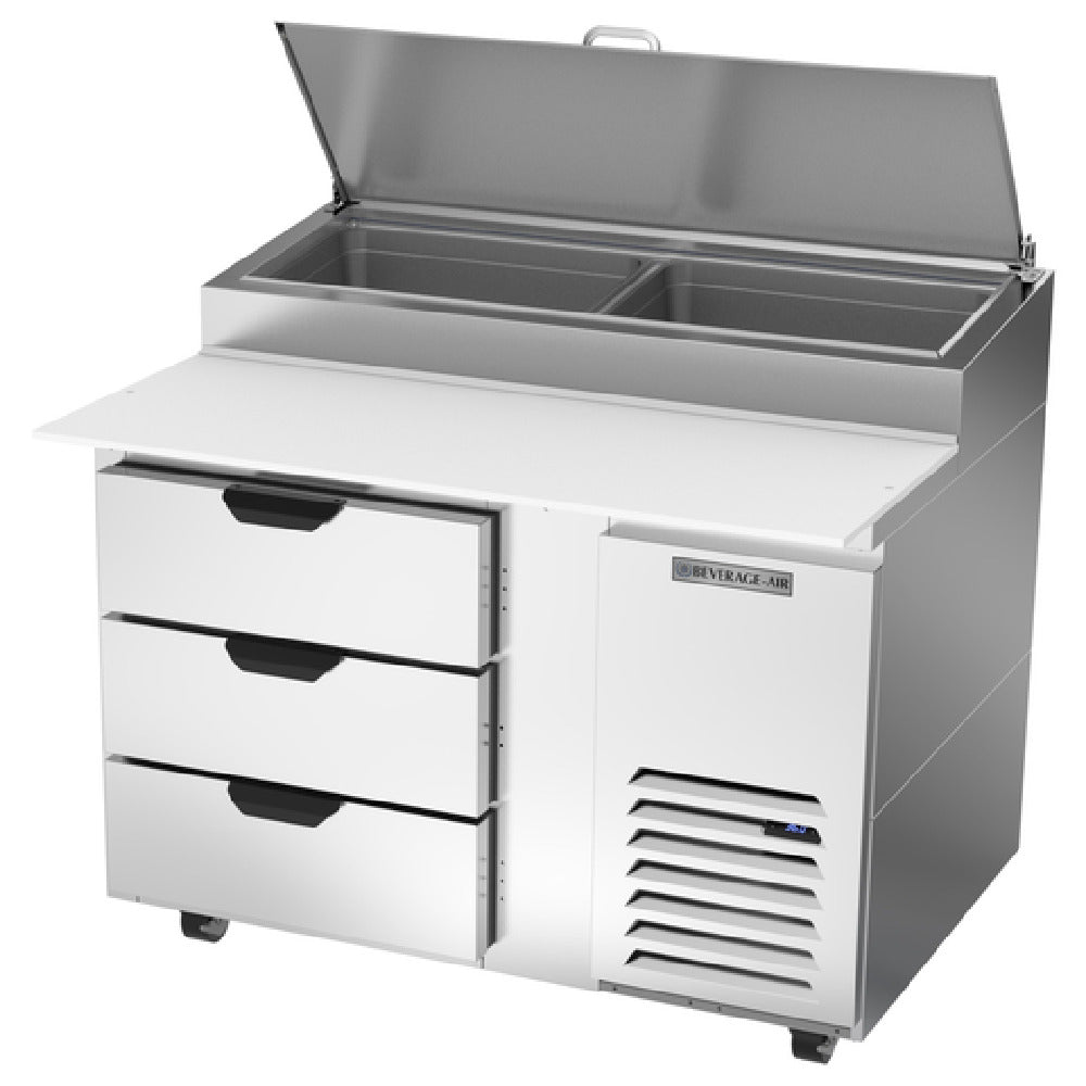Beverage Air DPD46HC-3 Pizza Top Refrigerated Counter One-section 46"W