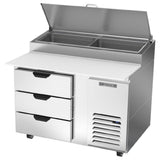 Beverage Air DPD46HC-3 Pizza Top Refrigerated Counter One-section 46"W