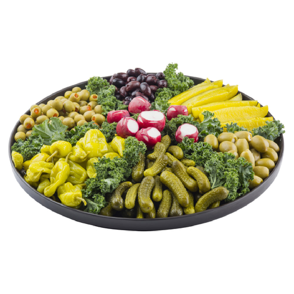 TableCraft Products 123518BR - Platter/Tray, 16" Dia., Round
