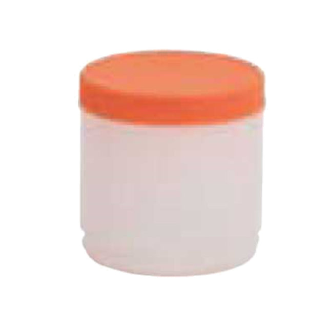 Alegacy Foodservice Products PP4OR Pourer 16 Oz. (1 Pt.) Orange Cap