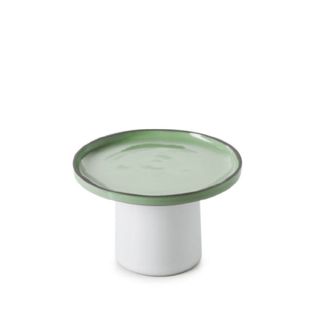 Revol 661550 CARACTERE CAKE STAND 15X95CM Mint/White Cumulus