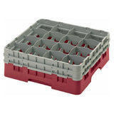 Cambro 16S534416 Camrack® Glass Rack With (2) Soft Gray Extenders Full Size