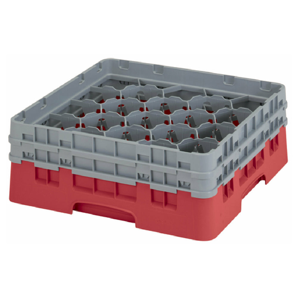 Cambro 20S434163 Camrack® Glass Rack With (2) Soft Gray Extenders Full Size