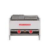 American Range AECB-44 - Lava-Rock Broiler, Gas, Countertop