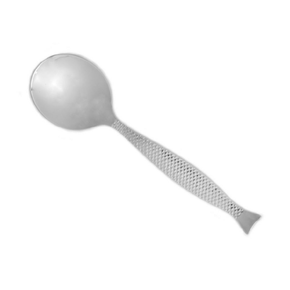 Fortessa DVMETD800003 Siren Bouillon Spoon 6.8" (17.3cm) 18/0 Stainless Steel