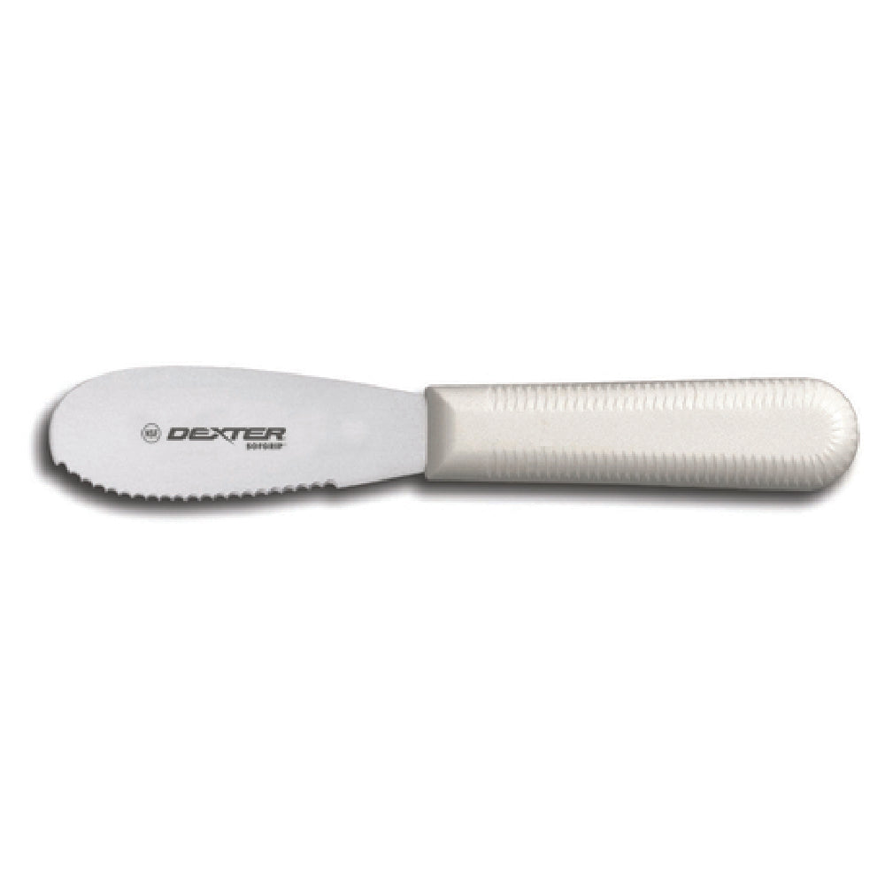 Dexter 24403 SofGrip™ (SG173SC-PCP) Sandwich Spreader 3-1/2" Scalloped Edge