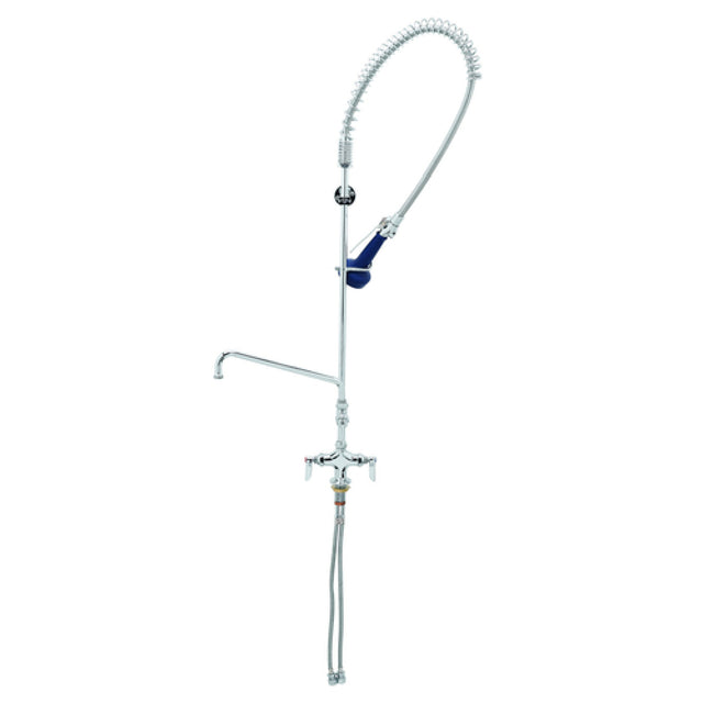 T&S Brass B-0113-A12-B08 EasyInstall Pre-Rinse Unit Single Hole Deck Mount Base Mixing Faucet
