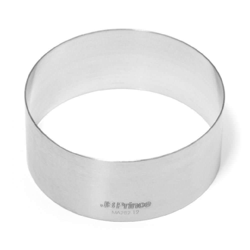 JB Prince MA282 12 JB Price Seamless Ring 4-7/10" Dia. X 1-9/10"H Round
