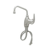 T&S Brass S-2785-S059X EverSteel Single Hole Deck Mount Single Lever Faucet 6" Swing Nozzle With Stream Regulator Outlet