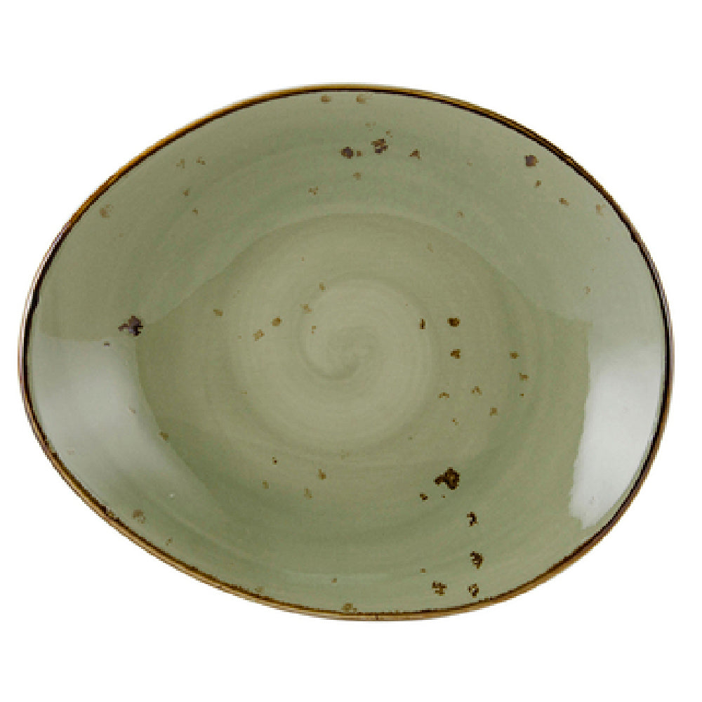 Tuxton GGO-651 Plate 10" X 8-1/4" X 1-3/4"H Ellipse