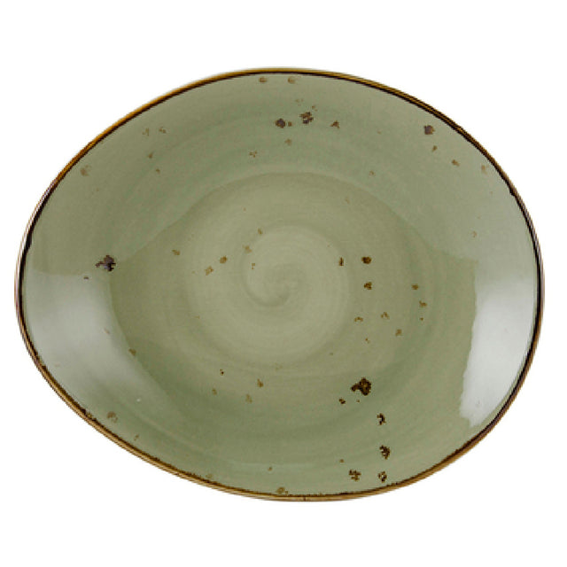 Tuxton GGO-651 Plate 10" X 8-1/4" X 1-3/4"H Ellipse