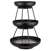 Steelite 5856JX61 3-Tier Coupe Seafood Stand 11.625" X 17.0" Seafood Stands
