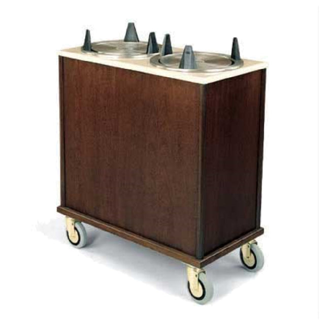 Forbes Industries 5425 Plate Dispenser Cart Wood Veneer Cabinet Solid Wood Molding