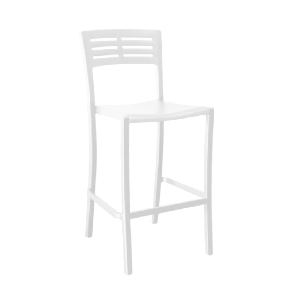 Grosfillex UT638096 - Vogue Stacking Barstool, Armless, Indoor/outdoor Use