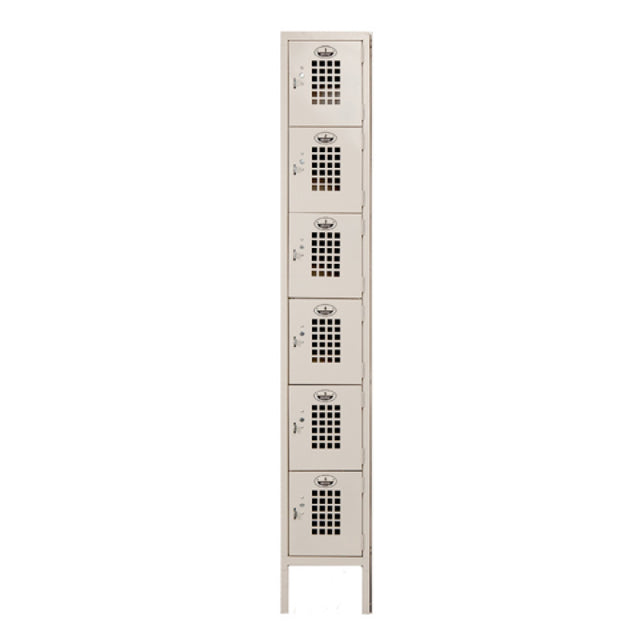 Winholt WL-66-OB Lockers 6-tier Open Base