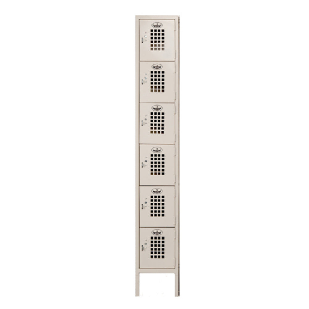 Winholt WL-66-OB Lockers 6-tier Open Base