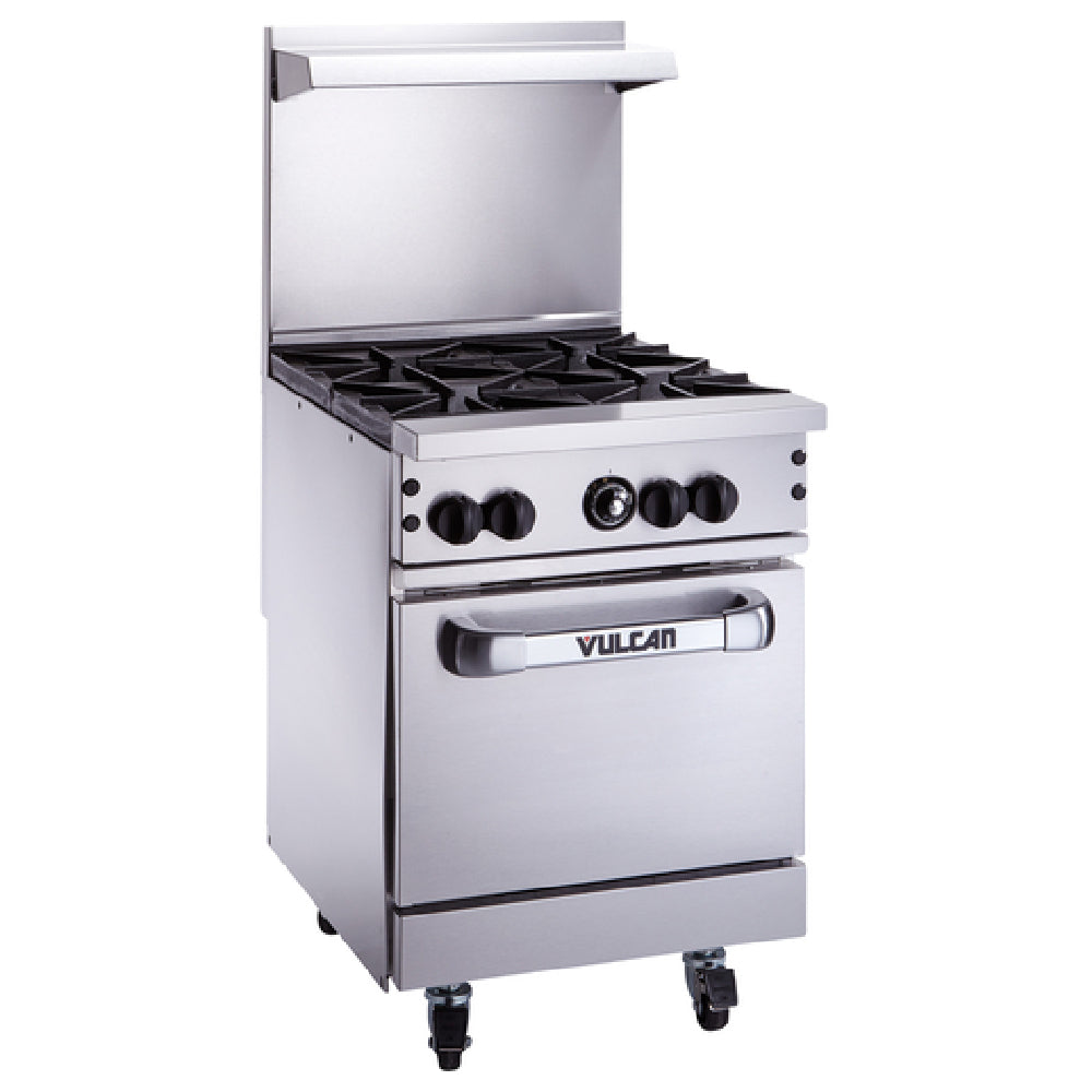 Vulcan 24S-4B-QS-PLATINUM_LP - (Quick Ship) Endurance™ Restaurant Range, Gas, 24"