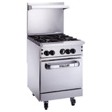 Vulcan 24S-4B-QS-PLATINUM_NAT - (Quick Ship) Endurance™ Restaurant Range, Gas, 24"