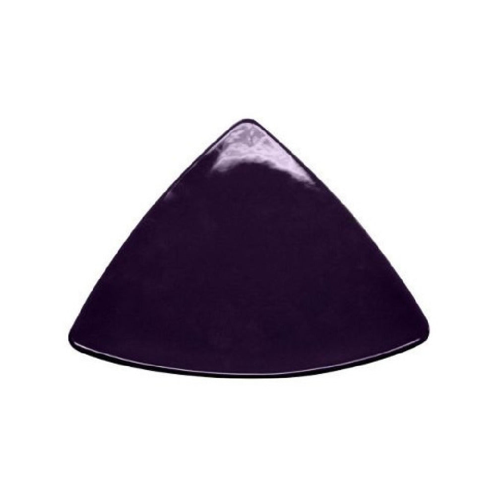 CAC China TRG-9-BLU Festiware Plate 8-1/2"L X 8-1/2"W X 1"H Triangular