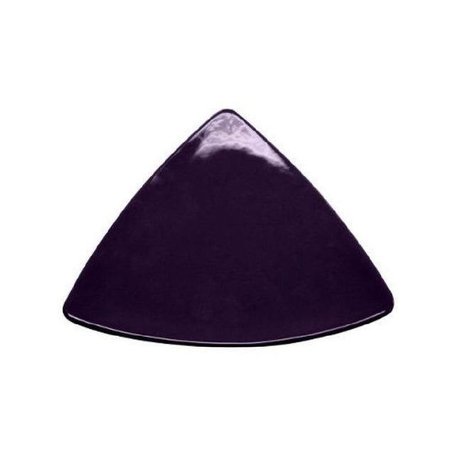 CAC China TRG-9-BLU Festiware Plate 8-1/2"L X 8-1/2"W X 1"H Triangular