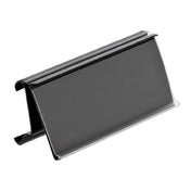 Hubert 38541 - Edge View™ Wire Shelf Label Holder For Metro Shelves - 3"L X 1 1/4"H