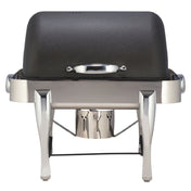 Bon Chef 19150CH-NERO Sleek Line Chafer 3 Qt. 18" X 15-3/4" X 16"